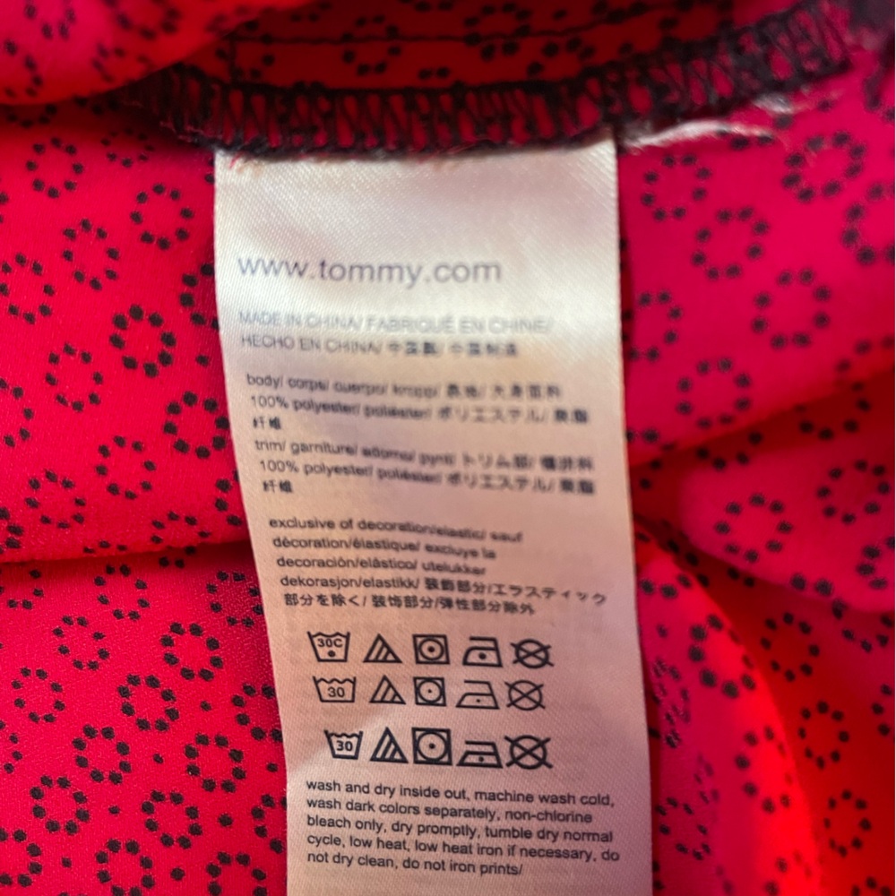 NWOT Tommy Hilfiger red camisole size XL - Picture 6 of 8